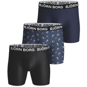 Bjorn Borg Boxershort Performance 3-pack blauw