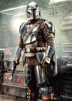 Komar Into Adventure Fotobehang Star Wars - Mandalorian Fight Posture - IADX4-023
