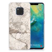 Huawei Mate 20 Pro | TPU | Siliconen hoesje | Marmer Beige