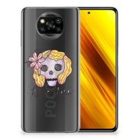 Silicone Back Case Xiaomi Poco X3 | Poco X3 Pro Boho Skull - thumbnail