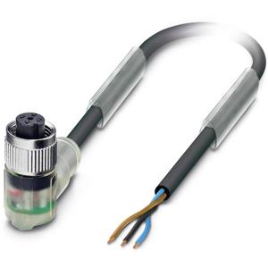 Phoenix Contact 1681059 Sensor/actuator connector, geassembleerd M12 Aantal polen (sensoren): 3 Bus, haaks 10.00 m 1 stuk(s)