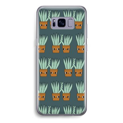 Sansevieria: Samsung Galaxy S8 Transparant Hoesje