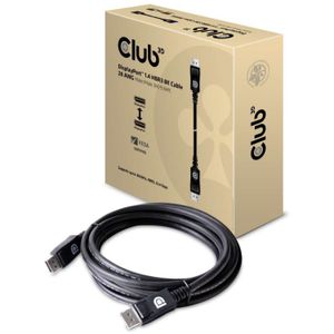 Club 3D DisplayPort 1.4 HBR3 8K kabel kabel 3 meter