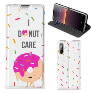 Sony Xperia L4 Flip Style Cover Donut Roze