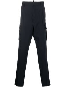 DSQUARED2 pantalon sarouel à poches cargo - Bleu