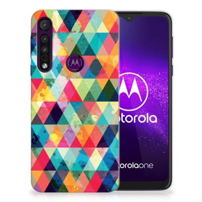 Motorola One Macro | TPU bumper | Geruit