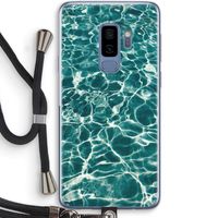 Weerkaatsing water: Samsung Galaxy S9 Plus Transparant Hoesje met koord