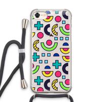 8-bit N°6: iPhone 7 Transparant Hoesje met koord
