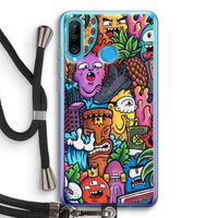 Vexx Mixtape: Huawei P30 Lite Transparant Hoesje met koord