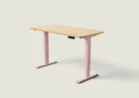 Desktronic HomePro bureau Zachtroze / Eiken / 140x70 cm