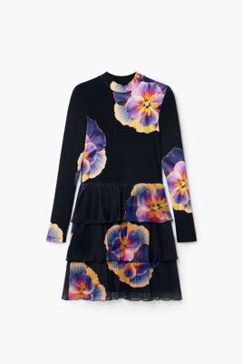 Mini-jurk lelies M. Christian Lacroix - BLACK - M Mini-jurk lelies M. Christian Lacroix - BLACK - M
