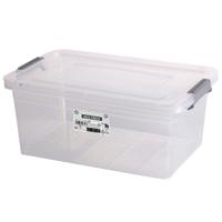 Urban Living Opberg box - 30 liter - 31 x 47 x 31cm - met deksel en clips - waterdicht