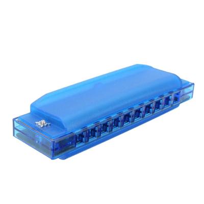 Zwaan SW1020-2 10 gaten 20 tonen transparante harmonica Musical Instruments diatonische Harp (blauw)
