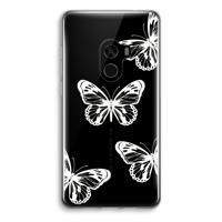 White butterfly: Xiaomi Mi Mix 2 Transparant Hoesje - thumbnail