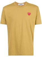 Comme Des Garçons Play t-shirt à patch coeur - Jaune