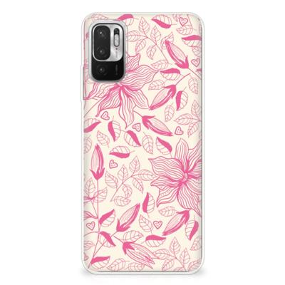 Xiaomi Redmi Note 10/10T 5G | Poco M3 Pro | TPU Case | Pink Flowers
