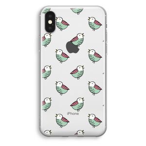 Vogeltjes: iPhone XS Transparant Hoesje