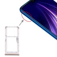 SIM-kaart lade + SIM-kaart lade/micro SD-kaart lade voor Xiaomi Redmi Note 8 Pro (zilver)