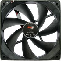 Inter-Tech Sinan F120-S PC-ventilator Zwart (b x h x d) 120 x 120 x 25 mm - thumbnail