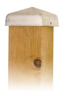 Paal-ornament piramide verzinkt 71x71 mm - Gartdeco