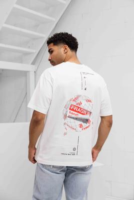 Off The Pitch Fragile World T-Shirt Heren Wit - Maat L - Kleur: Wit | Soccerfanshop
