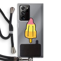 Raketijsje: Samsung Galaxy Note 20 Ultra / Note 20 Ultra 5G Transparant Hoesje met koord