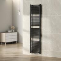 Wiesbaden Elara Designradiator - Mat Zwart 181.7x45cm