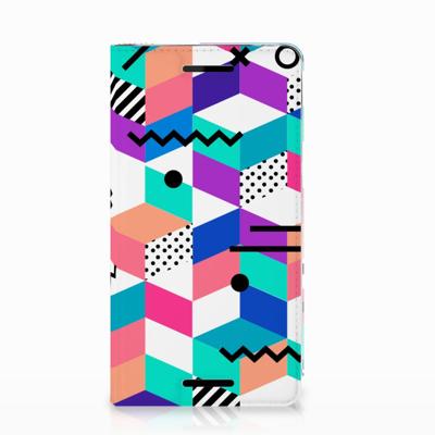Nokia 2.1 2018 Stand Case Blokken Kleurrijk Nokia 2.1 2018 Stand Case Blokken Kleurrijk
