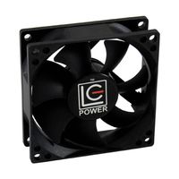 LC Power LC-CF-80 PC-ventilator Zwart (b x h x d) 80 x 80 x 25 mm - thumbnail