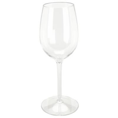 Excellent Houseware Wijnglas - 1x - transparant - kunststof - 330 ml