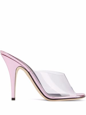 Giuseppe Zanotti sandales Earthshine Plexy 105 mm - Rose