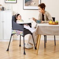 Inklapbare Kinderstoel met Verstelbaar Dienblad & Draagtas Kinderstoel Babystoel Inklapbare Kinderstoel met Verstelbaar Dienblad & Draagtas Kinderstoel Babystoel