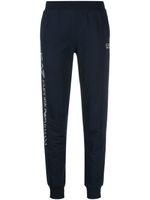 Ea7 Emporio Armani pantalon de jogging à logo imprimé - Bleu