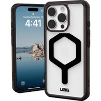 Urban Armor Gear Plyo Backcover Apple iPhone 16 Pro Zwart, Transparant Inductieve lading, MagSafe compatible, Stootbestendig