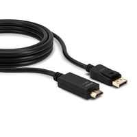 LINDY 36921 DisplayPort-kabel DisplayPort / HDMI Adapterkabel DisplayPort-stekker, HDMI-A-stekker 1.00 m Zwart - thumbnail