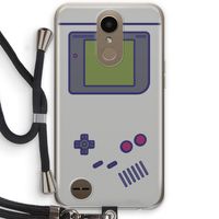 Game On: LG K10 (2017) Transparant Hoesje met koord