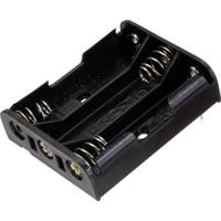 TRU COMPONENTS BH-331P Batterijhouder 3 AA (penlite) Contactpolen