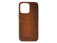 Senza Senza Desire Leather Cover with Card Slot Apple iPhone 14 Pro Burned Cognac