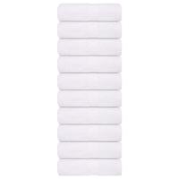 VidaXL Washandjes 10 st 15x21 cm 360 g/m² 100% katoen wit
