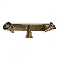 Limehouse Landelijke plafondlampSpot Beam 3-lichts - antiek koper (ANT) - 815B3