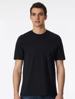 2-pack heren American T-Shirts - Wijd model heren ondershirt katoen - wit en zwart