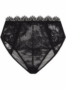 Dolce & Gabbana culotte en dentelle à taille haute - Noir