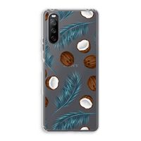 Kokosnoot roze: Sony Xperia 10 III Transparant Hoesje