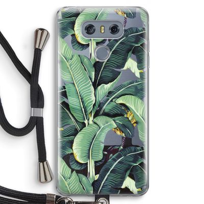 Bananenbladeren: LG G6 Transparant Hoesje met koord