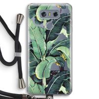 Bananenbladeren: LG G6 Transparant Hoesje met koord