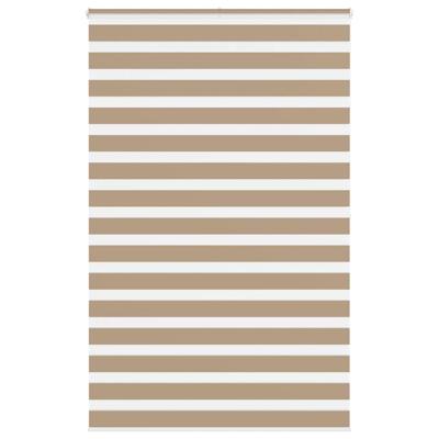 Zebra Blind 145x200 cm stofbreedte 140,9 cm polyester zandbruin