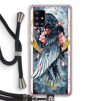Golden Raven: Samsung Galaxy A51 5G Transparant Hoesje met koord