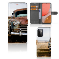 Samsung Galaxy A72 Telefoonhoesje met foto Vintage Auto - thumbnail