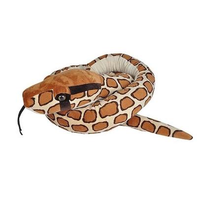 Wild Republic Pluche Birmese python - knuffeltje - 280 cm - slangen knuffels
