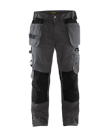Blåkläder Werkbroek met spijkerzakken 15551860 | Donkergrijs/Zwart | Maat D88 - 7330509590874